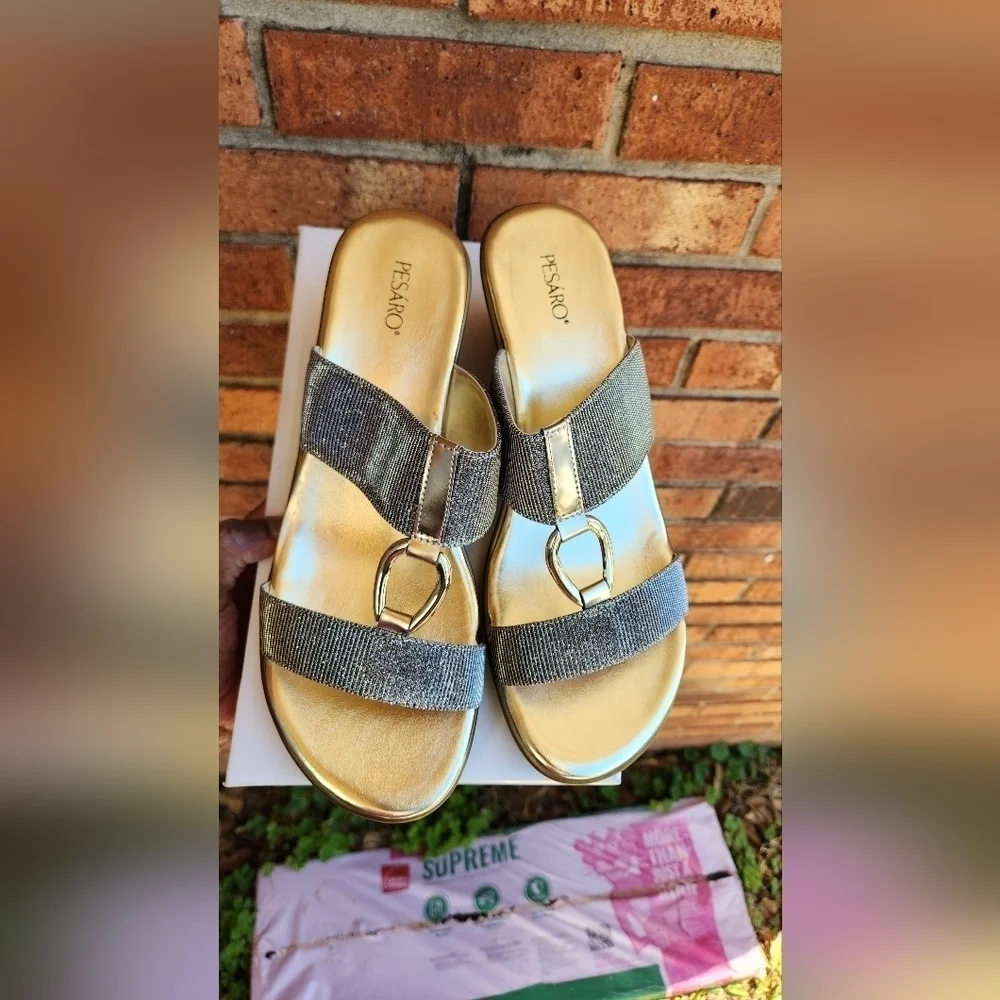 Pesaro Wedge Sandals - Picture 6 of 10